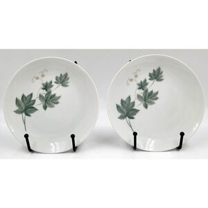 Two Noritake Cook'n Serve WILD IVY 102 Salad Plate 8 1/4" 1959 - 1973 Japan